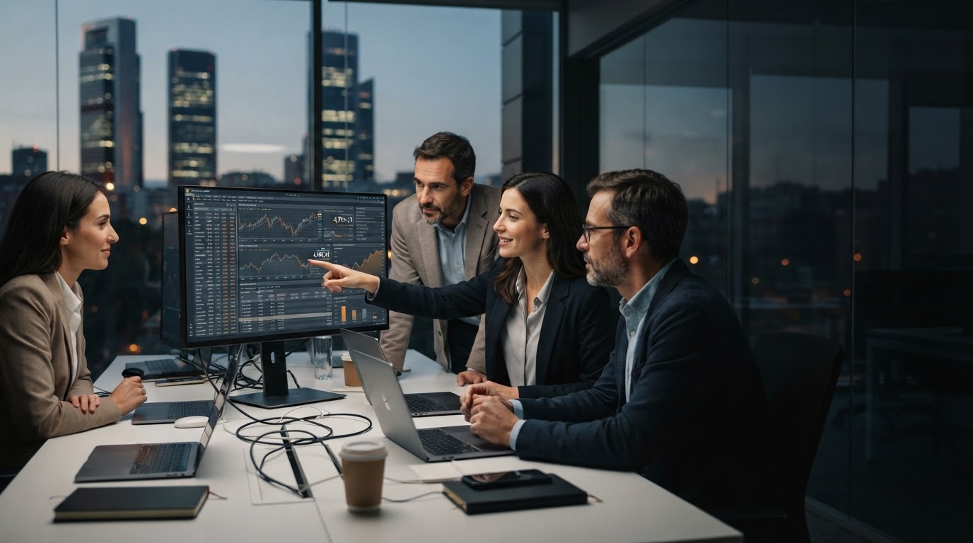 Cobrivo IA panel de análisis de datos financieros en tiempo real